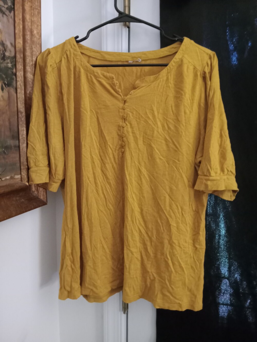 Chic Mustard Blouse for Women